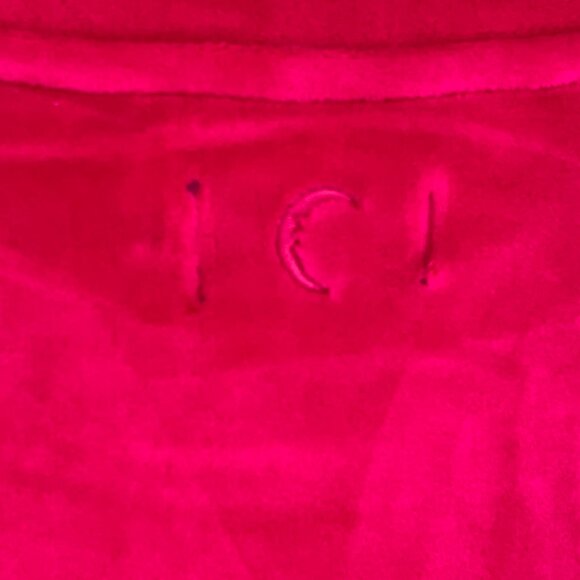 Zyia Active Spell Out Crewneck Sweater Velour Size XL Fuchsia Pink Athleisure - Picture 7 of 9